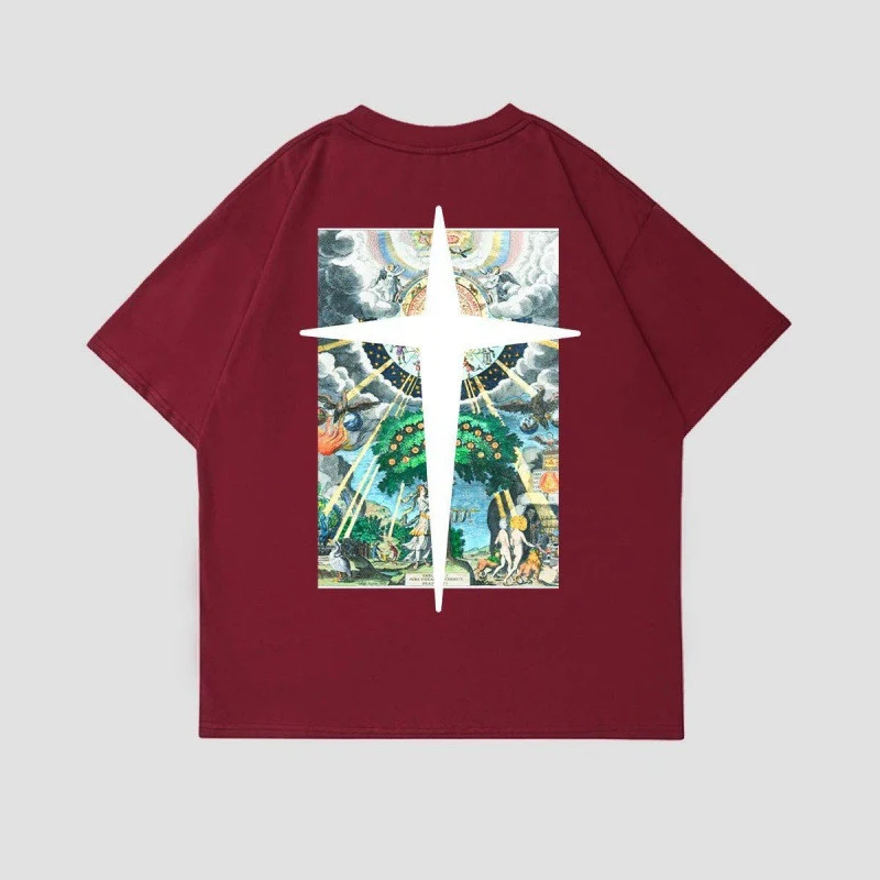 Fashion Printed Loose Couple's Tops Comfortable and stylish matching outfits. Perfect for expressing your love and enjoy — photo 5