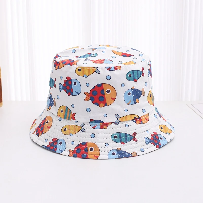Children's Thin Cute Printed Sunscreen Sun Hat. Provides excellent sun protection for beach, pool, and outdoor activitie — photo 1