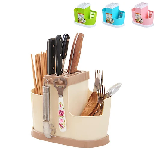 Title 3, Plastic Tableware Sorting Chopstick Cage and Kn...