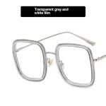 Óculos quadrados anti luz azul para mulheres, armação fashion. Óculos sem grau para proteção ocular, design moderno e confortável. — foto 7