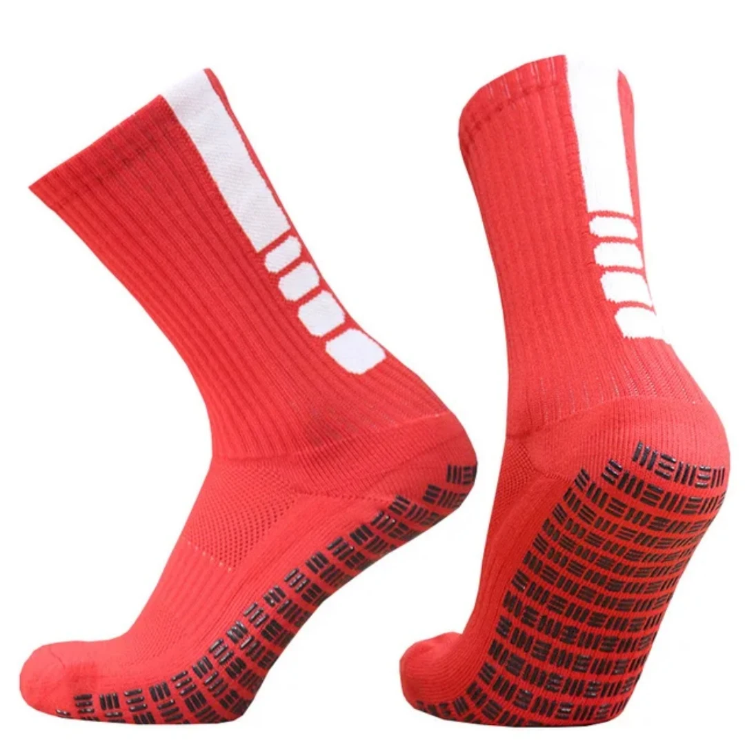 Casual striped soccer socks with towel bottom and anti slip design provide superior comfort and grip, keeping your feet — photo 4