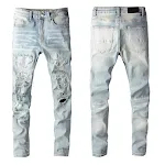 Slightly Elastic Cotton Tattered Skinny Jeans for a modern, comfortable look. Perfect for everyday wear, offering style — photo 3