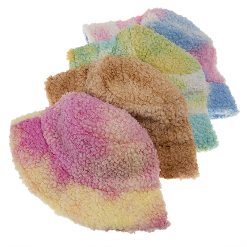 Autumn and Winter Thickening Warm and Cute Tie-dye Bucket Hat. Stay cozy and stylish all season long with this warm hat. — photo 10