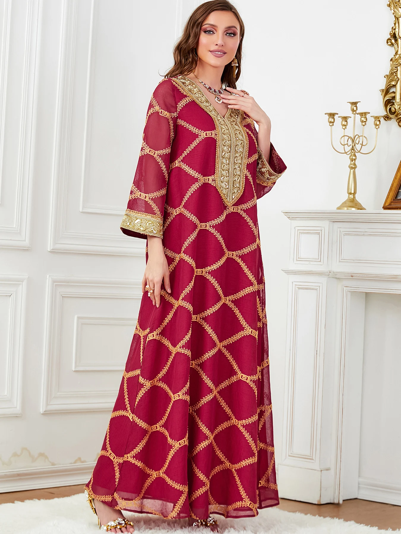 Title 18, New Womens Robe Long Sleeve Dress