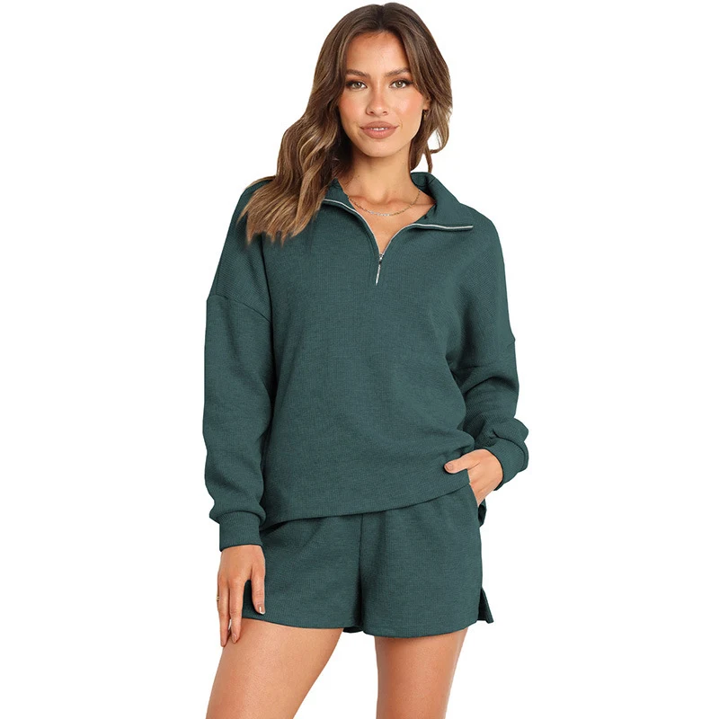 Nieuw Effen Kleur Casual Damespak, Eenvoudig en Veelzijdig, Perfect voor Elke Gelegenheid, Makkelijk te Combineren voor een Stijlvolle Uitstraling. — foto 7