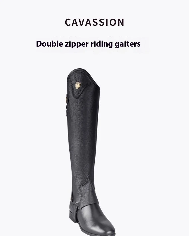 Title 1, Hoogwaardige lederen Equestrian Chaps Dik rundl...
