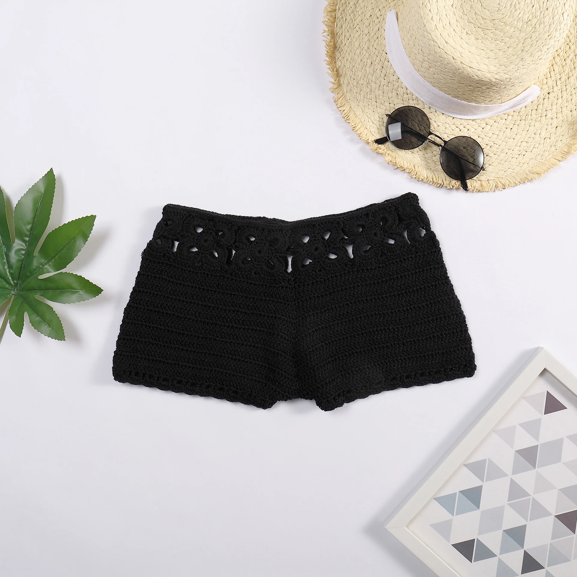 Title 6, Hollow Hand-woven Beach Swimming Shorts. Experi...