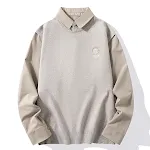 Men's Fashion Casual Shirt Collar Bottoming Sweater, designed for comfort and style, versatile for layering and creating — photo 6
