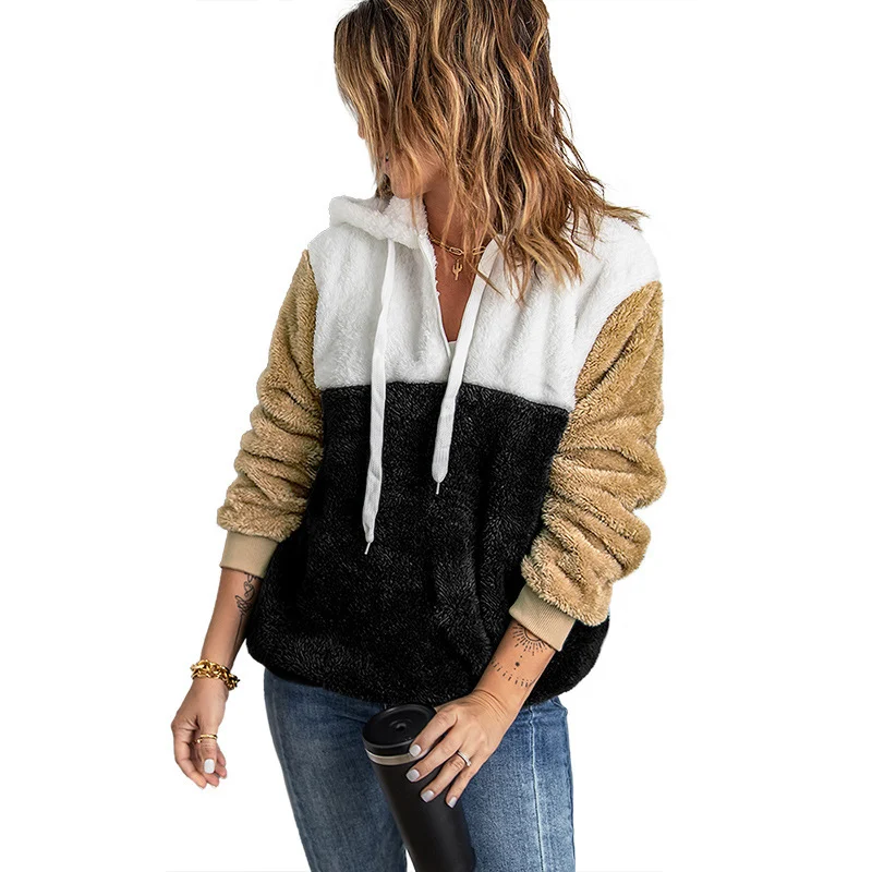 Title 7, Womens Long-sleeved Thickened Hooded Sweater W...