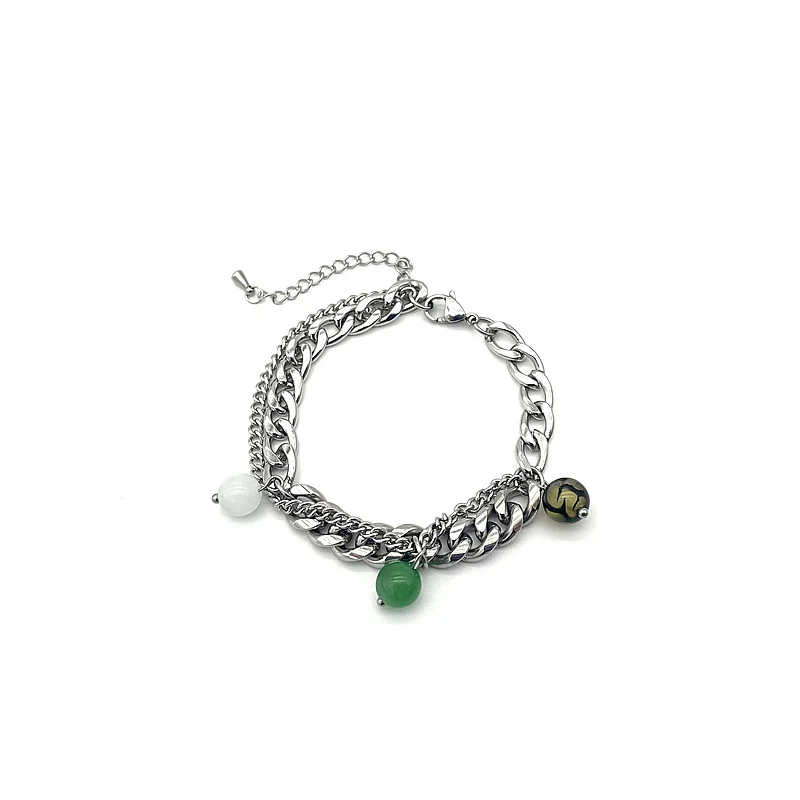 Title 4, Pulseira de Dupla Camada com Costura Fashion pa...