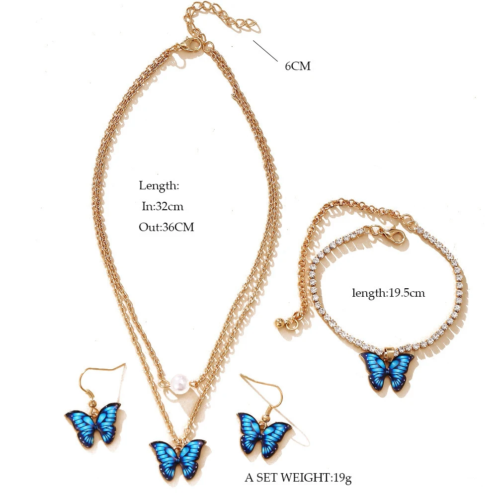 Title 1, Conjunto Combinado Brinco Colar Pulseira Elegân...