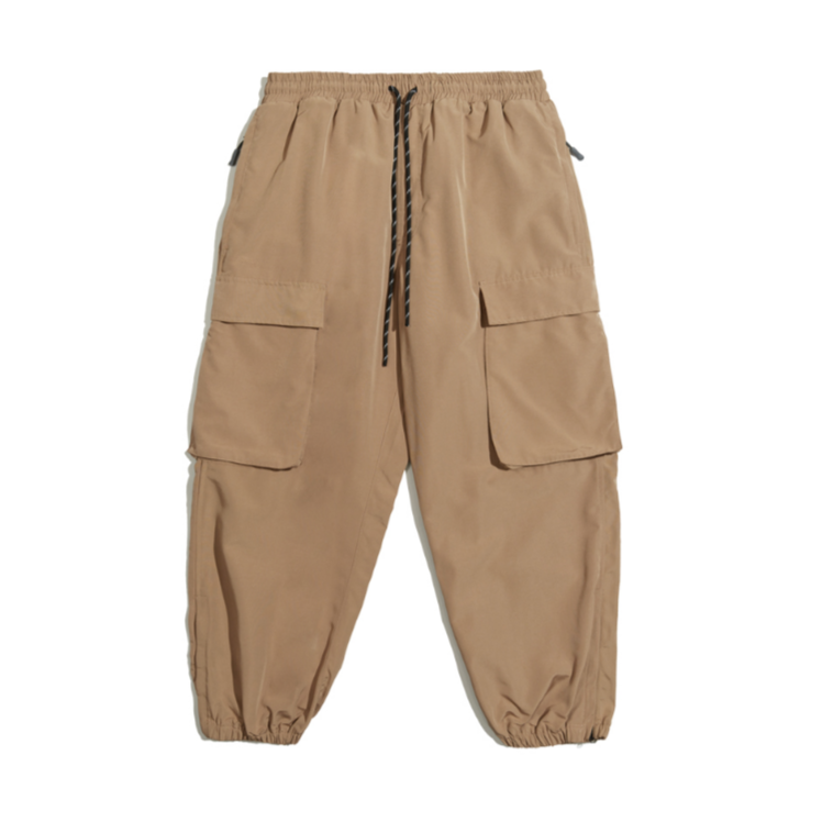 Title 7, Mens Loose Straight Leg Pants with Adjustable ...