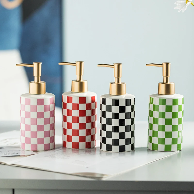 Title 1, Light luxury ceramic hotel storage bottle for h...