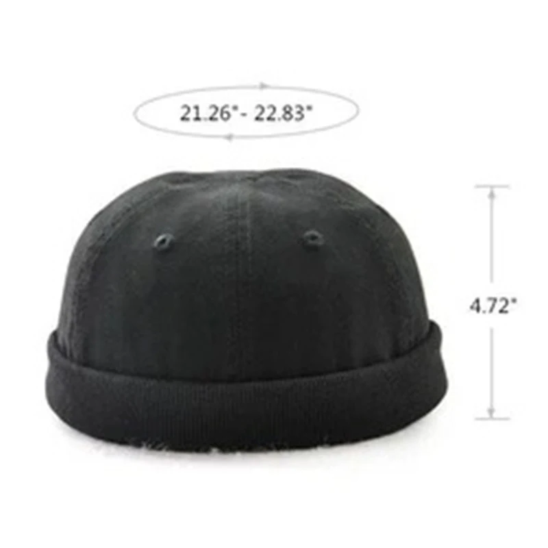 Title 2, Men Women Brimless Skullcap Sailor Cap Breathab...