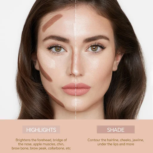 Title 13, Double-ended contour stick. Highlight and brigh...
