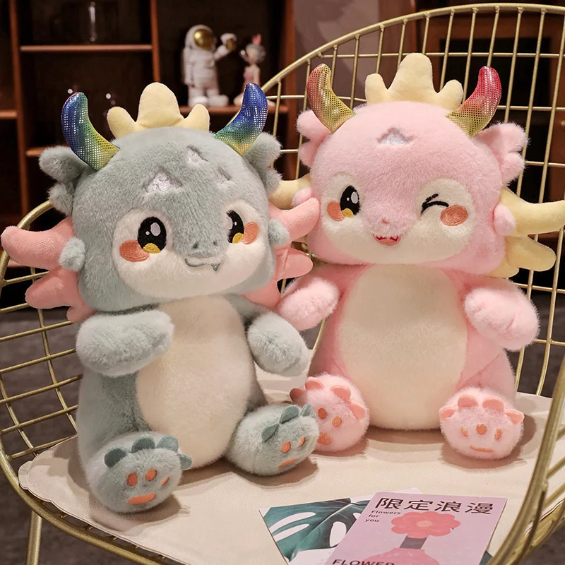 Cartoon Drachen Plüschtiere Niedliche Ornamente Kuscheltiere für Kinder Zimmerdekoration und als Geschenkidee Ideal für kleine Drachenfans — foto 5