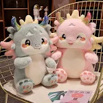 Cartoon Drachen Plüschtiere Niedliche Ornamente Kuscheltiere für Kinder Zimmerdekoration und als Geschenkidee Ideal für kleine Drachenfans — foto 5