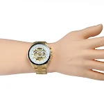 Relógio mecânico automático masculino vazado. Desfrute da precisão e elegância. Design sofisticado e movimento automático para o homem moderno. — foto 15