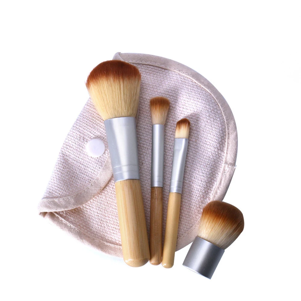 Title 5, Makeup Brush Set Bamboo Handle Powder for flawl...