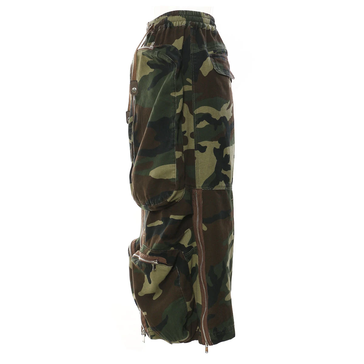 Three-dimensional zipper pocket side slit midi skirt, a stylish and versatile piece perfect for creating modern and func — photo 14