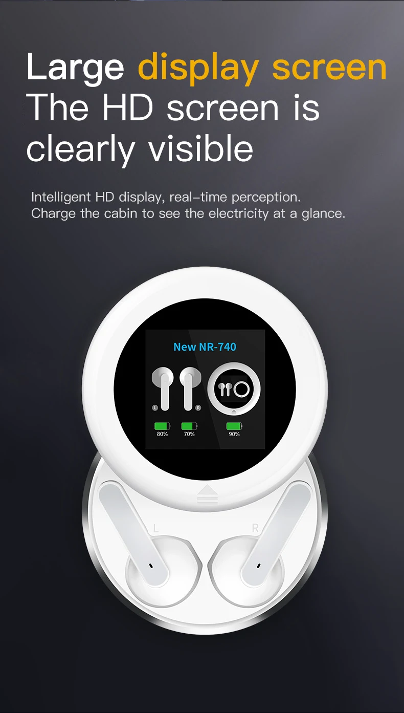 Title 6, Wireless Bluetooth Headset with HD LCD Digital ...