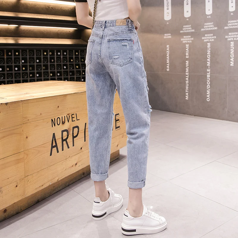 Title 3, Calça jeans feminina nova, reta, cintura alta, ...