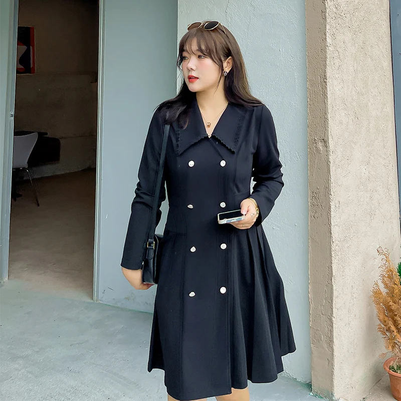 Vestido plus size feminino para trabalho, estilo urbano e confortável, ideal para o dia a dia no escritório, elegante e prático. — foto 14