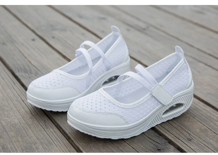 Title 4, Mesh platform moeder schoenen. Ademend en comfo...