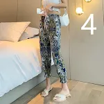 Dames losse broek met hoge taille en trekkoord, lantaarnstijl, comfortabel en stijlvol, ideaal voor een casual en relaxte look. — foto 3
