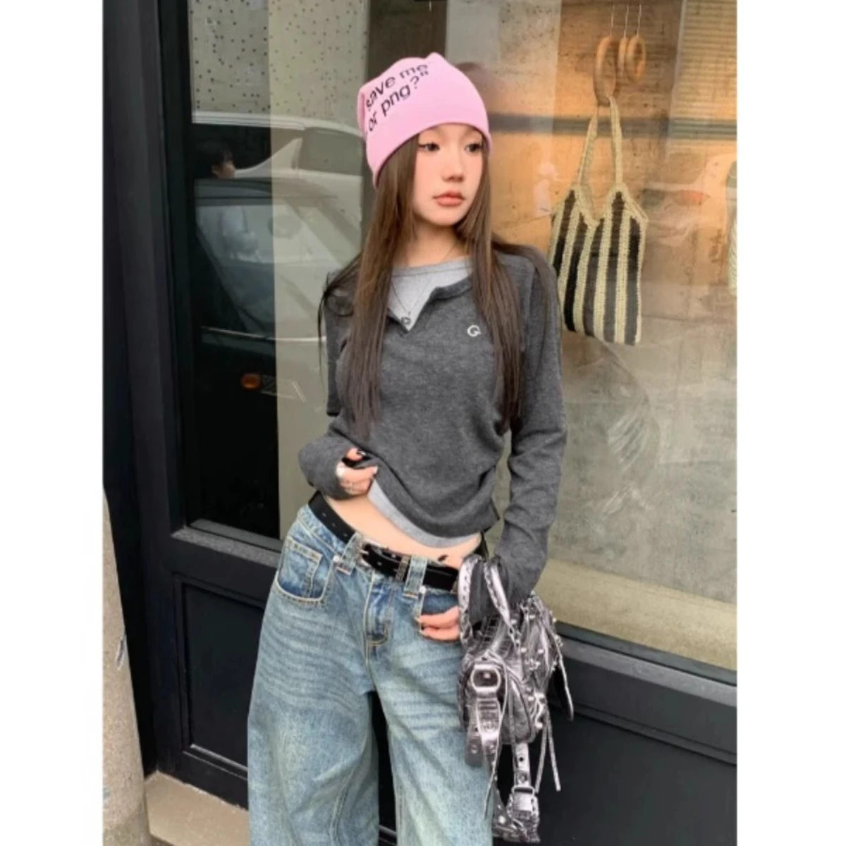 Maglietta Donna American Vintage Moda Sottogiacca Versatile e Confortevole Perfetta per Ogni Outfit Design Classico e Senza Tempo — foto 11
