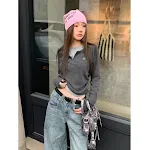Maglietta Donna American Vintage Moda Sottogiacca Versatile e Confortevole Perfetta per Ogni Outfit Design Classico e Senza Tempo — foto 11