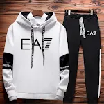 Grey and black