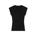 Women's V-neck Knitted T-shirt Casual Design. Experience ultimate comfort and style. A versatile top for everyday wear, — photo 1