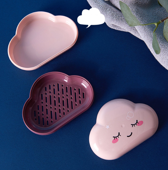 Cloud-shaped soap box with lid — photo 3