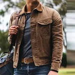 Men's Casual Trend Cardigan Lapel Jacket for a relaxed yet stylish look. Comfortable, versatile, and perfect for everyda — photo 4
