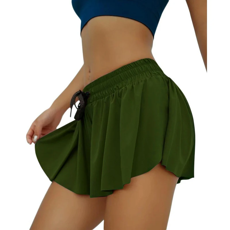 Shorts de Ciclismo Scrunch-Skirt para Mulheres e Meninas, Ginástica, Treino de Bumbum, Maratona, Corrida, Estilo Biker — foto 5