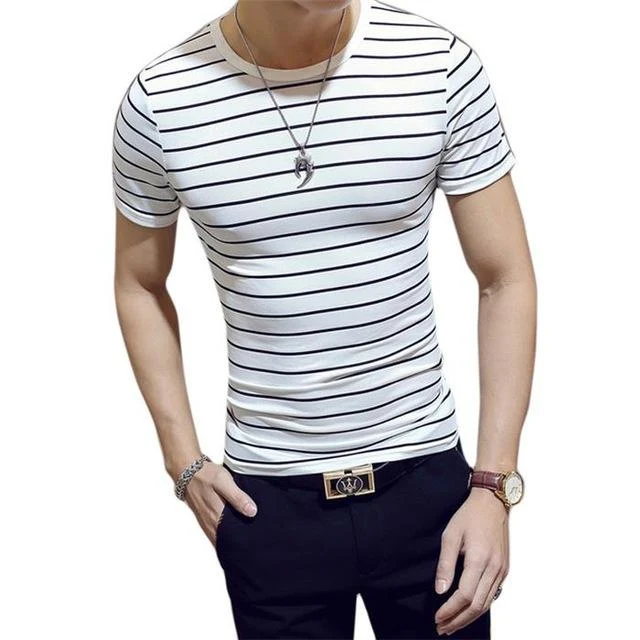 Men's O-Neck Short-Sleeved Tee for everyday wear, providing comfort and breathability. A versatile and essential wardrob — photo 2