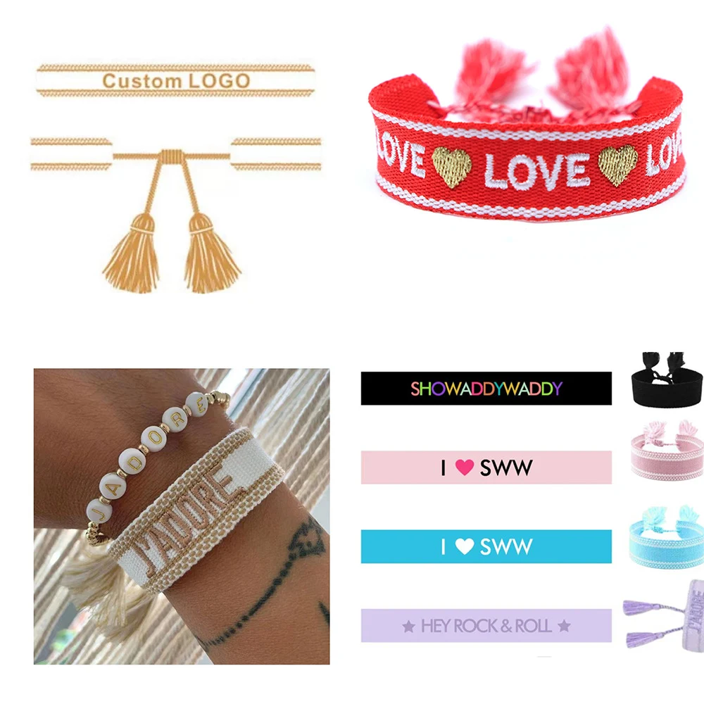 Pulseira com tassel tecida à mão de estilo étnico boêmio popular, perfeita para adicionar um toque de charme boêmio ao seu visual. — foto 7