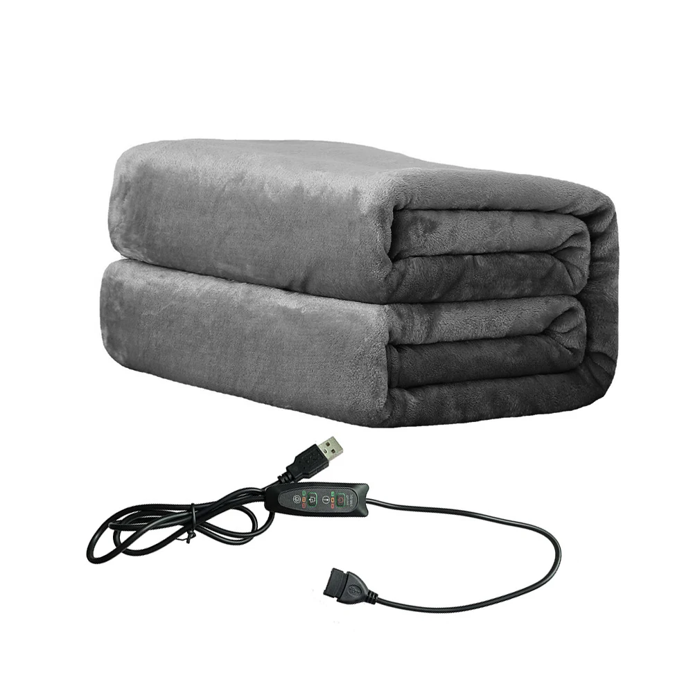 Elektrische Multifunktionsdecke, Dick und Warm, mit Mobiler Stromversorgung, Ideal für Unterwegs, Wärme und Laden in Einem Produkt. — foto 2