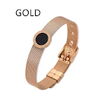 Ornamento de Pulseira Feminina Romana Digital em Aço Titânio e Diamante, um acessório luxuoso e elegante para mulheres — foto 8