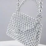 Borsa a Tracolla Donna Carina Tessuta a Mano Mini Acrilico Fatto a Mano Perfetta per Uscire e Trasportare l'Essenziale con Stile — foto 9