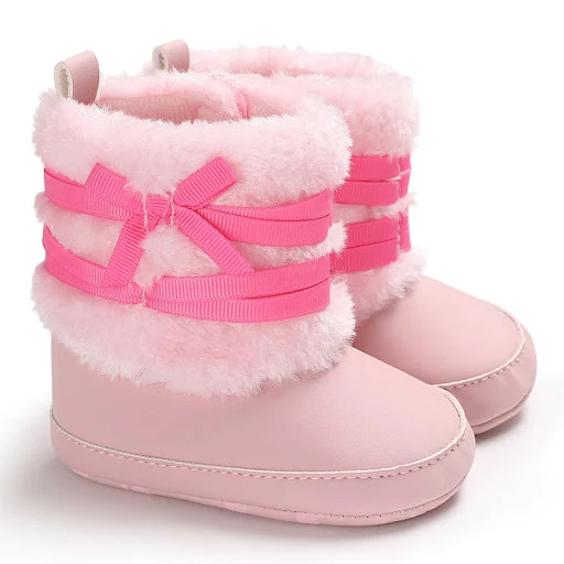 Title 4, Botas de neve para bebês com sola macia e quent...