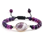 Pulseira de olho de tigre e olho de gato artesanal, luxo acessível em pedra, pingente charmoso para um toque elegante e sofisticado em seu pulso. — foto 19
