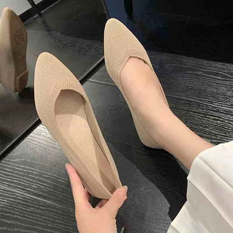 Title 2, Dames Doug schoenen met puntige neus, ondiepe i...