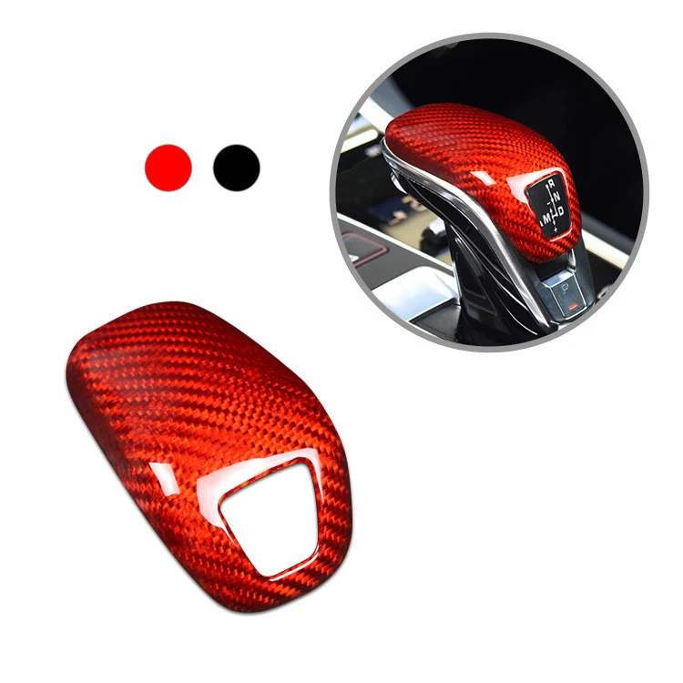 Real Carbon Fiber Decoration Frame for Car Gear Head. Enhance your car's interior with a stylish, premium look, adding d — photo 6