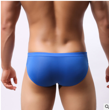 Slip da uomo in seta di ghiaccio ultra-sottili e trasparenti — foto 5