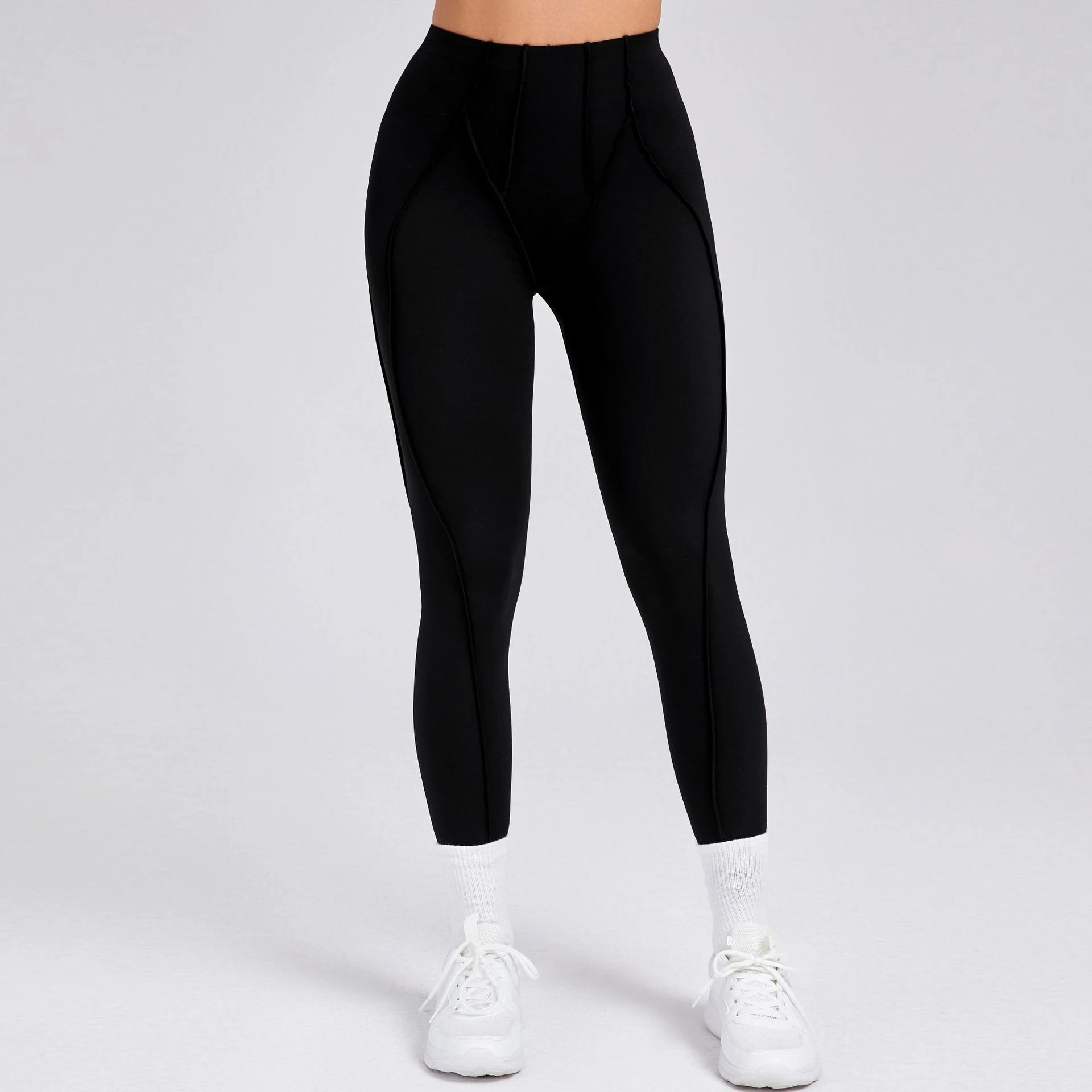 Calças de fitness personalizadas femininas Leggings justas e confortáveis. Treine com estilo e liberdade de movimento. Feitas sob medida para um ajuste perfeito. — foto 6