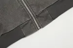 Jaqueta com capuz Workwear lavada e desgastada masculina. Conforto e durabilidade para o trabalho e uso casual. — foto 19