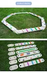 Children's Wooden Balance Plate Building Blocks Sensory Training Set Improves balance and coordination. A fun, education — photo 7