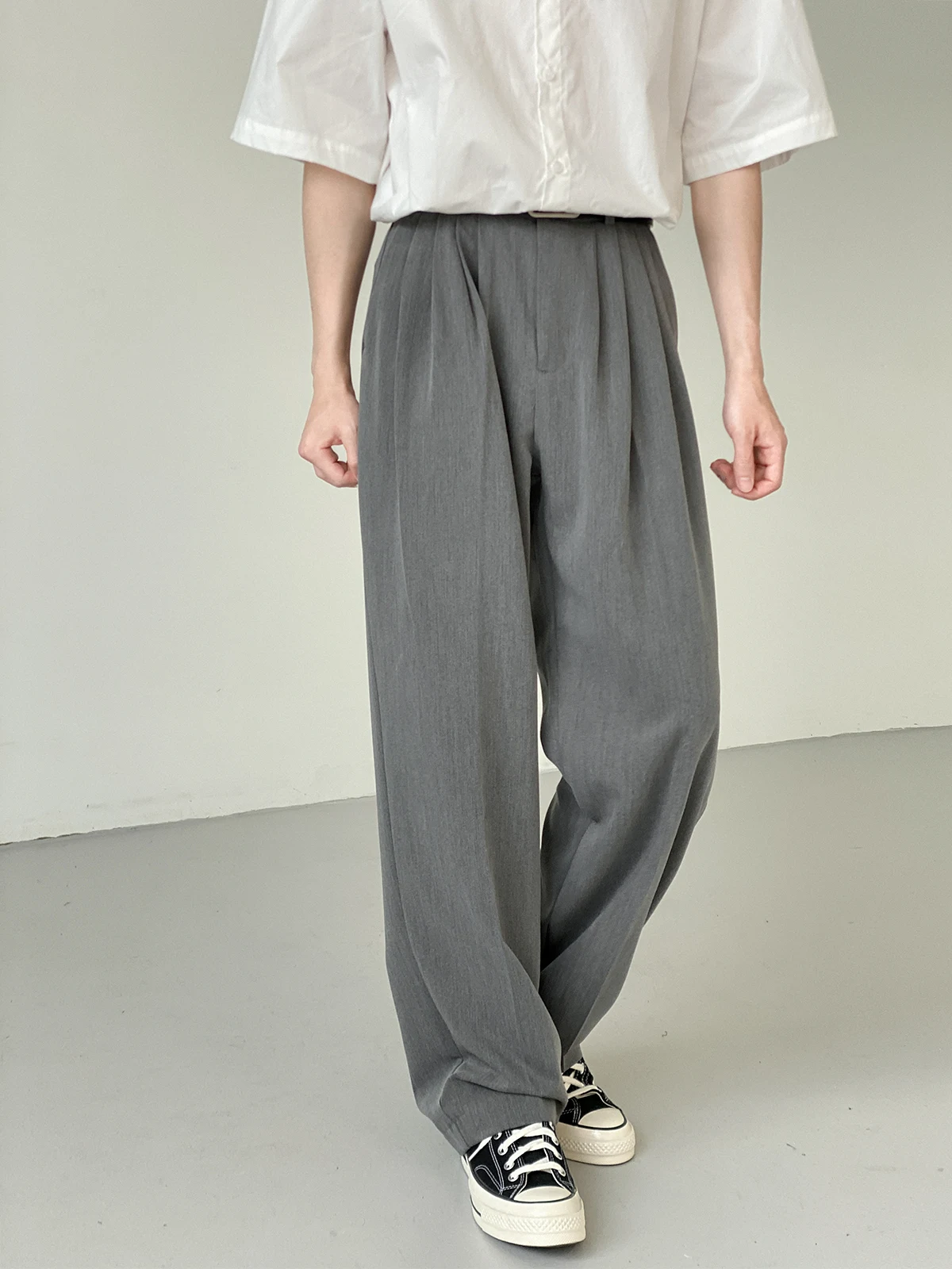 Men's Drape Straight Casual Pants Loose fit for ultimate comfort and style. Perfect everyday wear pants. Relaxed, comfor — photo 3